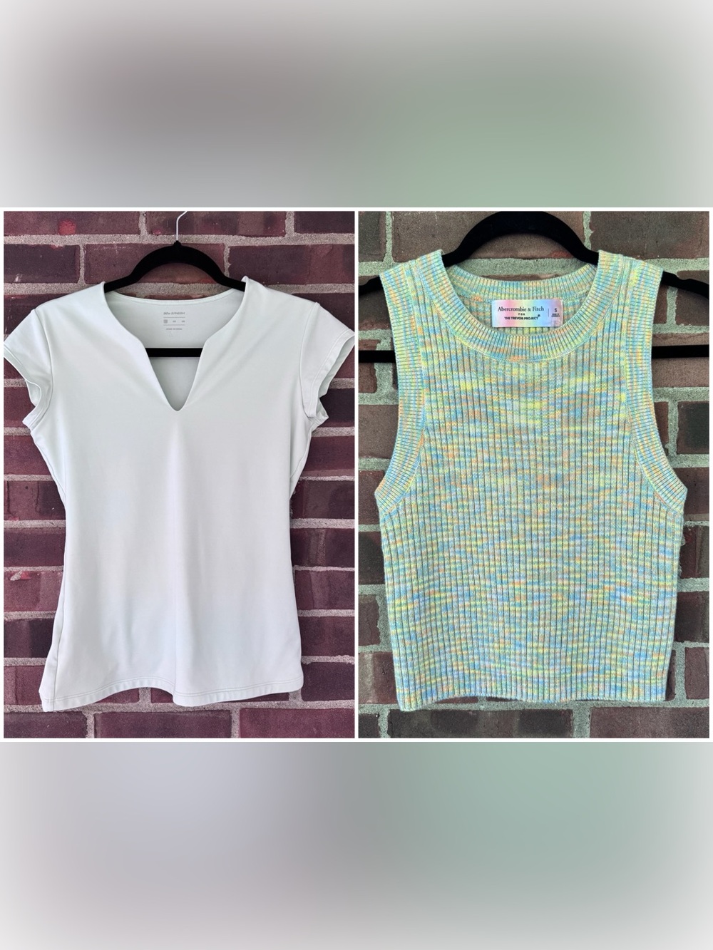 Lot of 2 Womens XS Tops 32 Degrees Tee & Abercrombie Tank